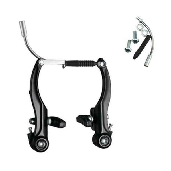 

bike brakes aluminum alloy v brake bicycle cycling curved rods full set sub sale