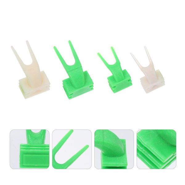 

forks 100 pcs parrot fruit fork pet holder device pin clip on cage bird feeder