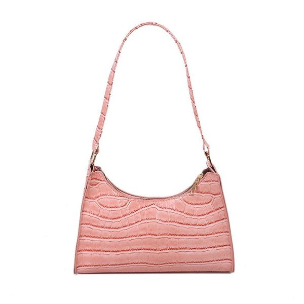 

evening bags fashion tote bag mujer crocodile pattern for women shoulder bolsos casual sac leather handbags zipper bolsa feminina