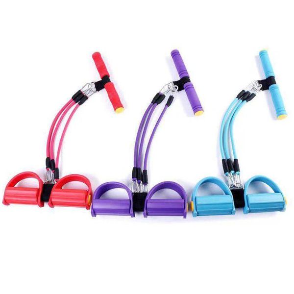 

multifunction fitness pedal exerciser sit-up exercise band elastic pull rope u2jb accessories
