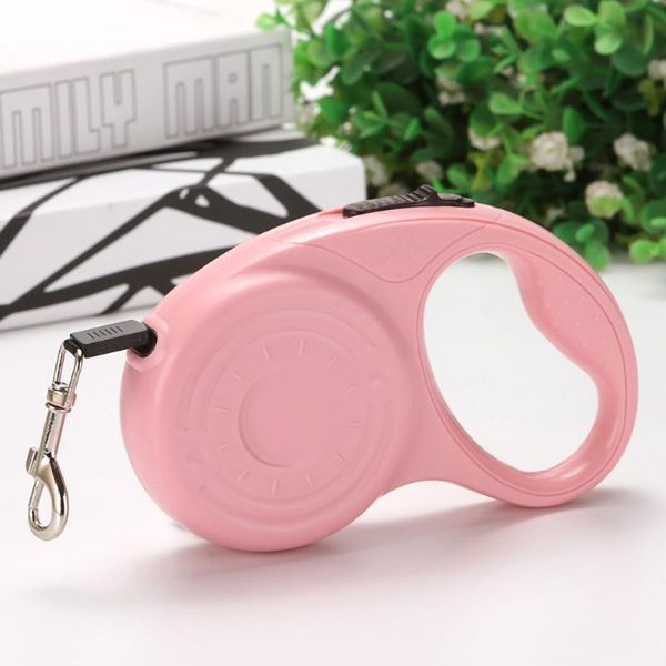 

3m/5m durable dog leash automatic retractable nylon cat lead extending puppy walking running roulette for dogs collars & leashes