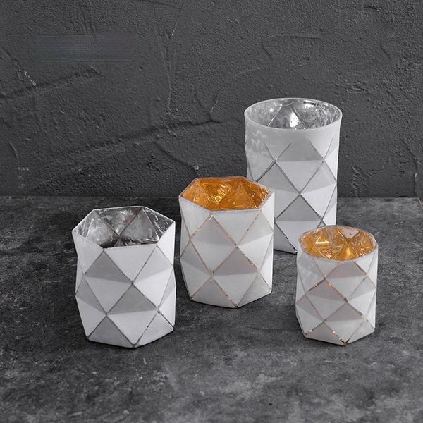 

candle holders nordic holder wedding decorations romantic dining table craft glass cylinders swieczniki home decor eb5zt