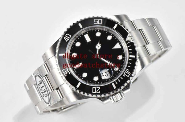 

mechanical clean factory v4 men's 40mm wristwatches eta 3130 3135 movement automatic mens 904l black uni-directional diver ceramic beze, Slivery;brown