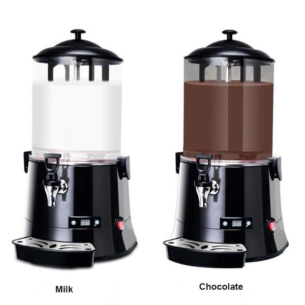 Máquina de chocolate quente de Beijamei 10L 5L Misturador de suco de chocolate elétrico 400W Café Leite Dispensador de vinho máquinas Soymilk Aquecimento