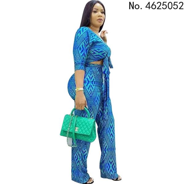 

ethnic clothing two piece set 2021 dashiki traditional african women africaine print bodycon and pants suits clothes, Red