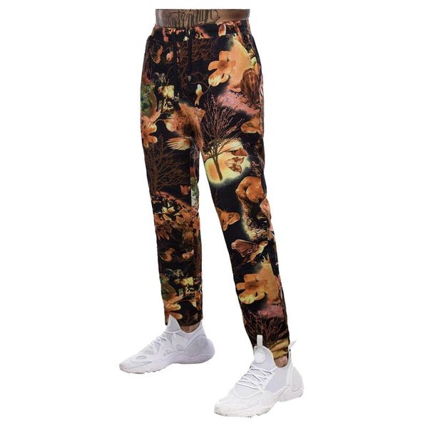 

yoga outfit men's casual elastic baggy hippie harem pants men waist breathable joggers jogging sweat for jogger