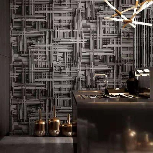 

wokhome metallic abstract 3d stereoscopic wallpaper non woven wall paper living room bedroom background home decor wallpapers