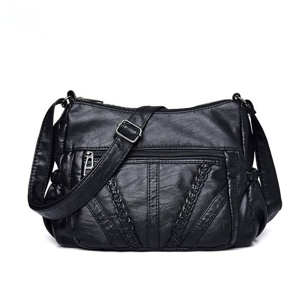 

ladies bag soft pu leather shoulder female handbag hobo messenger feminina luxury women designer bolsos mujer sac a main totes