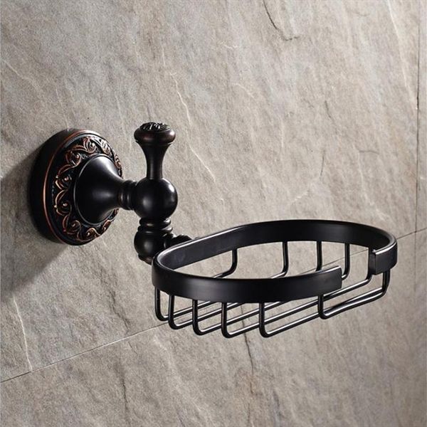 

brass soap net european black antique brushed bathroom accessories el rack dishes