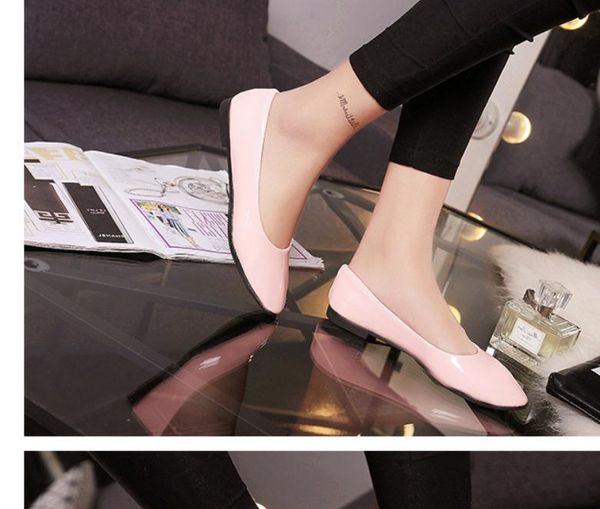 

women's shoes in spring and autumn flat bottom pointed end @380, Black