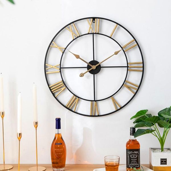 

wall clocks 2021 handmade oversized 3d retro rustic decorative luxury art big gear wooden vintage large clock on the for gift
