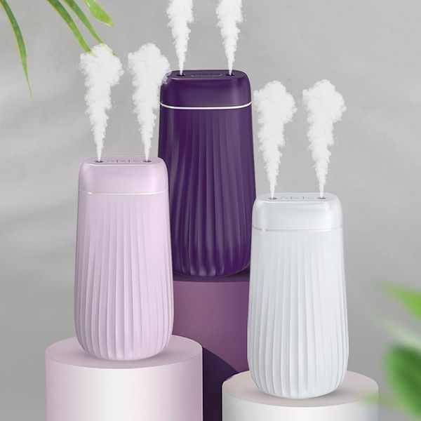 

humidifiers portable 1l humidifier usb aroma cool mist maker air purifier with 7 color night light