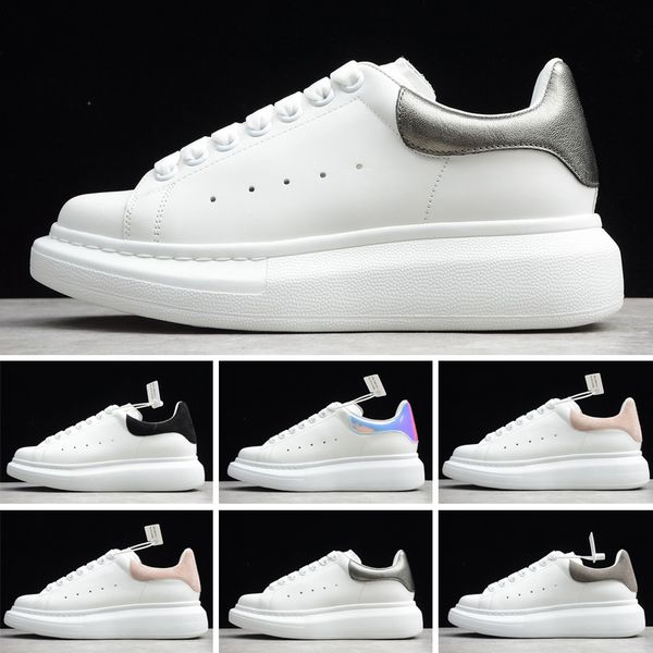 

platform casual shoes triple white black velvet leather tail reflective rainbow multi-color laces metallic silver burgundy rubber fashion me