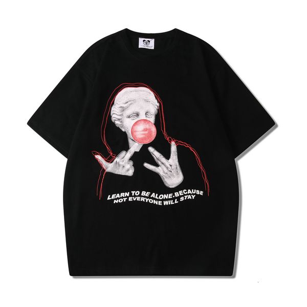

men's t-shirts cotton high hip hop shirt of, White;black