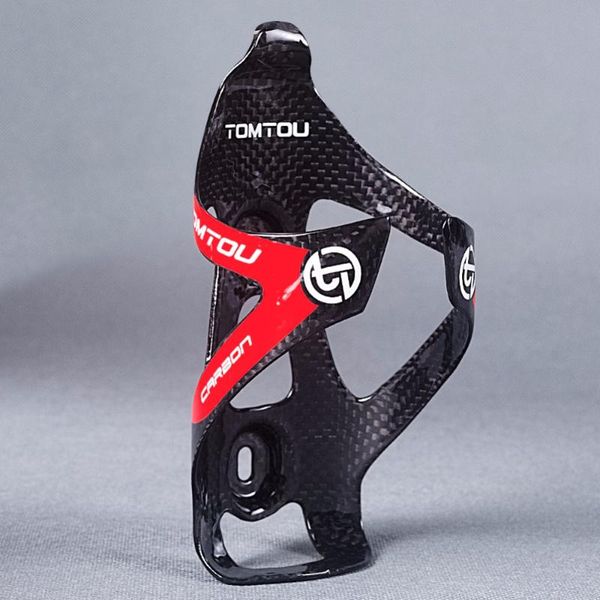 

water bottles & cages tomtou full 3k carbon fiber bicycle bottle cage mtb road bike holder ultra light cycling parts accessories