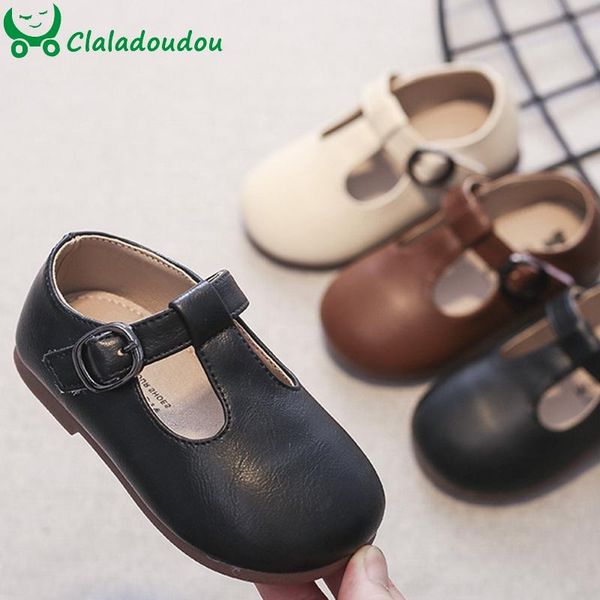 

first walkers 11.5-15.5cm brand girl shoes for autumn,baby princess toddler pu leather girls flats strap solid pure children