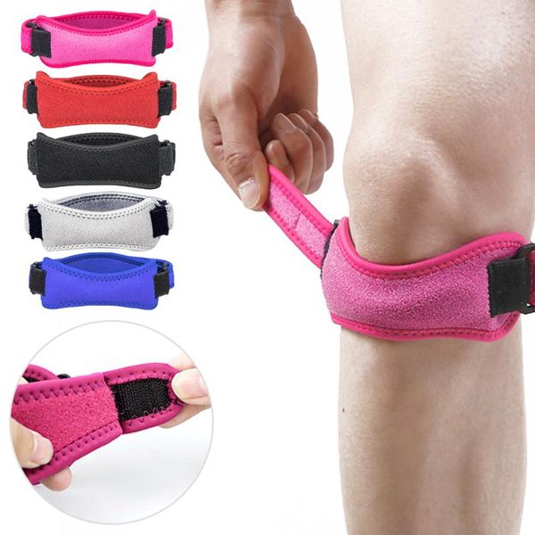 

knee support dropship adjustable brace patella sleeve wrap cap stabilizer sport outdoor running basketball harm prevent elbow & pads, Black;gray