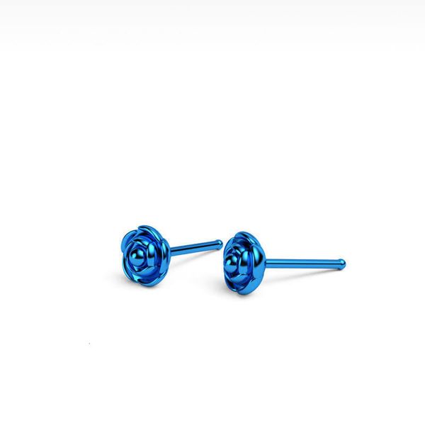 

straight rod rose shaped stainless steel puncture jewelry