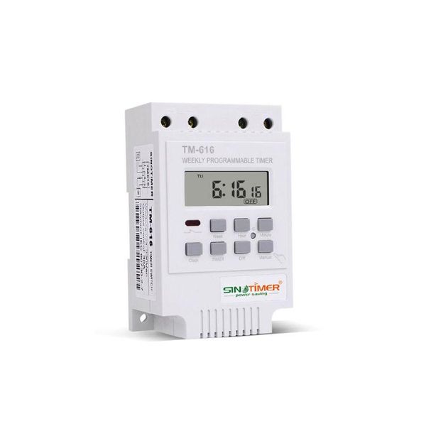 

digital electronic timer switch 220v 30a rail mount 17 settings 7 days weekly programmable relay controller timers