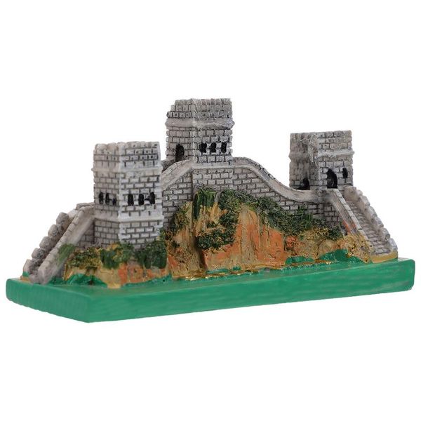 

decorations 1pc aquarium decoration the great wall figurine resin ornament