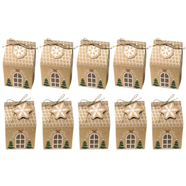 

gift wrap 1 set of christmas house shaped candy holders creative boxes box