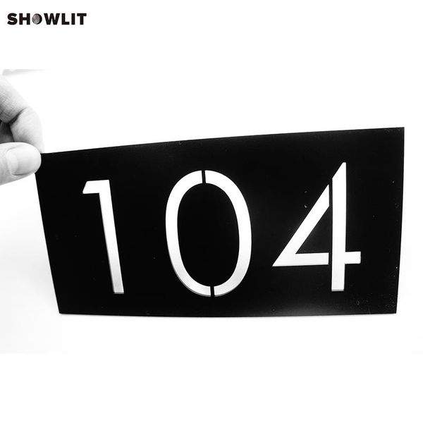 

door numbers black mordern signs other hardware