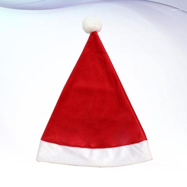 

christmas decorations 1pc santa claus hat soft plush singing ornaments for gift bag festival decor adult1