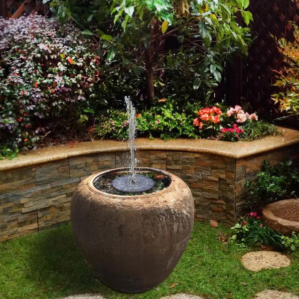 

bird bath fountain upgraded version 6v/2.5w solar set anti-blocking swimming pools water pump circulation device garden decorations