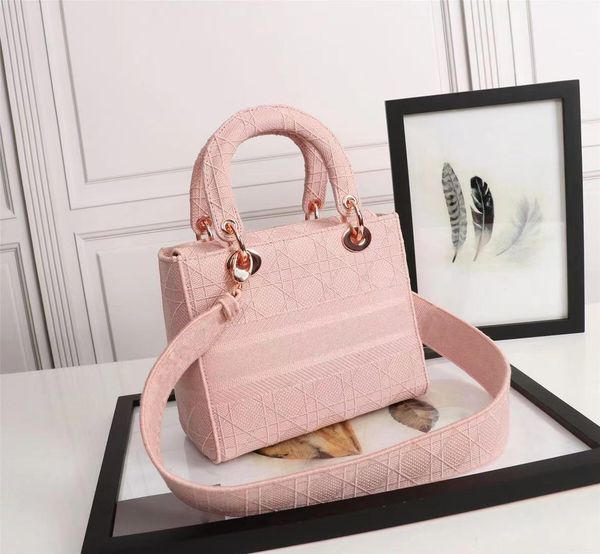 

Top Luxurys Designers Bag 2021 Style Designer Handbag Diamond Embroidery Canvas Bags Fashionable High Quality Diagonal Shoulder Lady