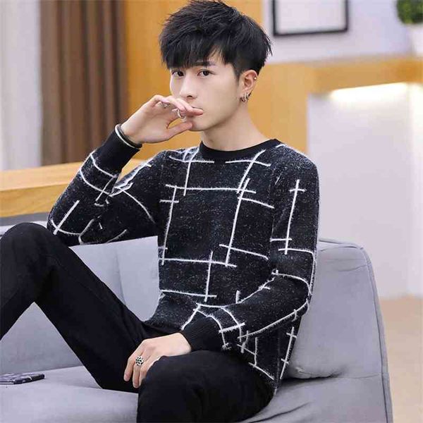 

men's hoodies & sweatshirts jackets 2021 spring sweater korean fashion personality coat loose woolen clothes 5464 yuu6, Black
