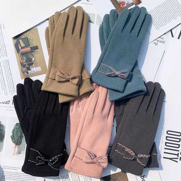 

winter german veet touch screen glov outdoor riding warm psh bow spring and autumn