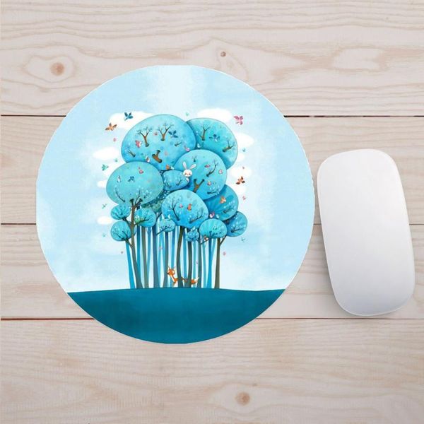 

mouse pads & wrist rests round cute cartoon spot pad game desk