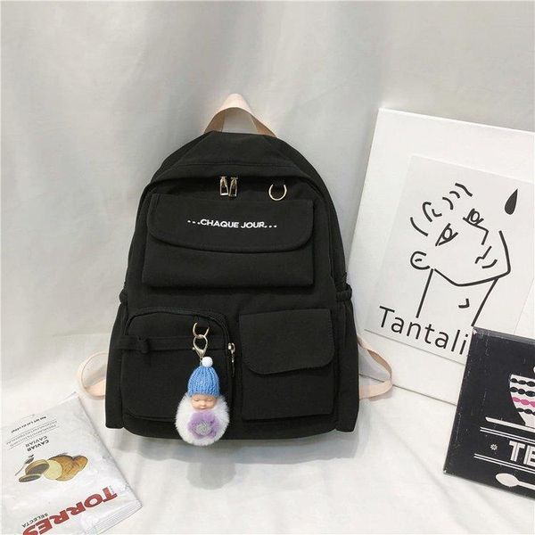 

casual fashion multi-pocket 2021 all-match high-capacity sense of quality backpack