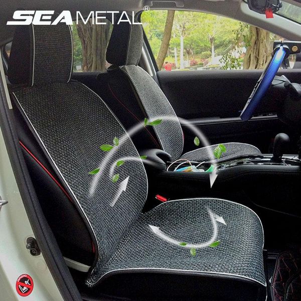 

car seat covers automobiles cover four season seats cushion anti-slip breathable pad mats mesh auto front & rear chairs protector universal
