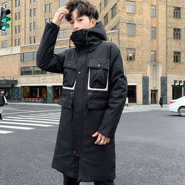 

men's jackets jacket and coat, winter brand clothing, thick warm, long, hoodie, 2021, Black;brown