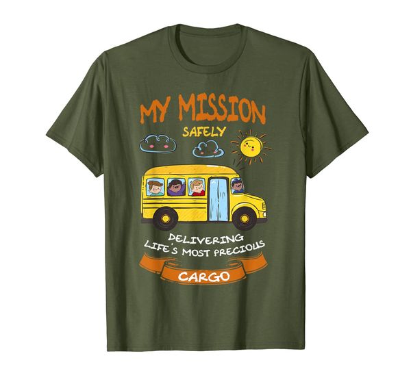 

School Bus Driver My Mission T Shirt, Bus Driver T Shirt, Mainly pictures