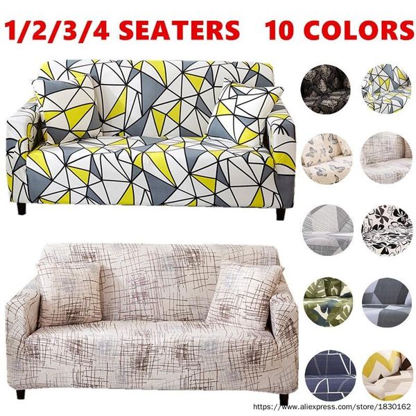 

chair covers 1pc multicolor sofa cover spandex elastic slipcover corner couch for office el living room decoration