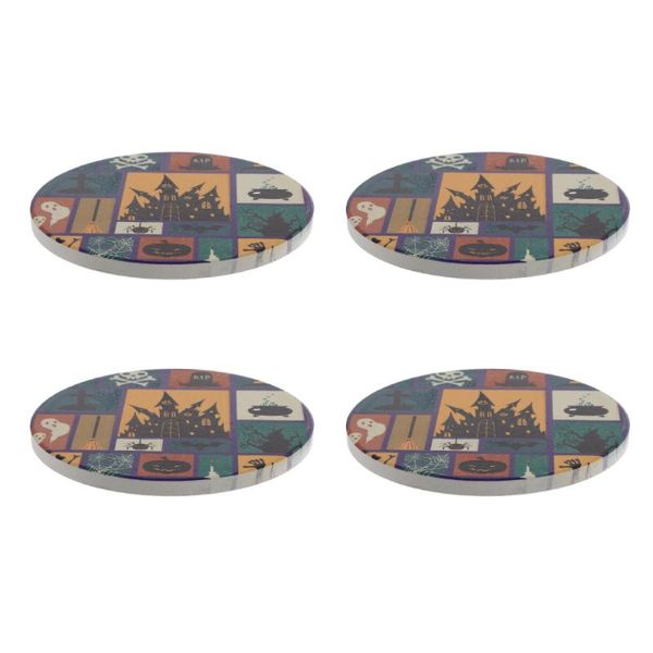 

mats & pads 4pcs water-absorbing coasters cup (assorted color)