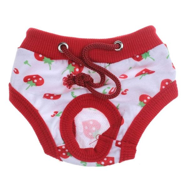 

dog apparel transer pet briefs for dogs cute cotton female striped biaper pants underwear pets tighten 2.1