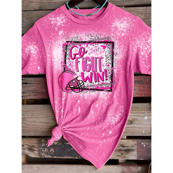 

ladies t-shirt letter printing basic style harajuku summer casual street round neck short sleeve comfortable clothing, White