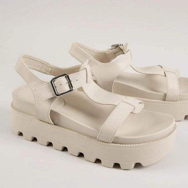 

sandals rzsmtya 2021 women summer shoes woman wedges platform fashion mouth rome designer, Black