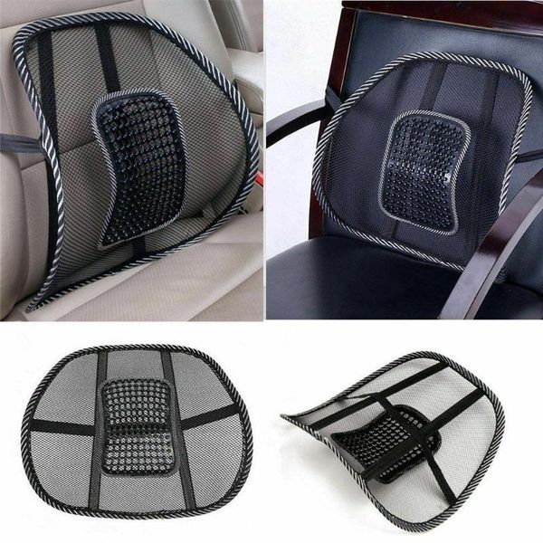 

seat cushions 1pc mesh lumbar back support cushion posture corrector car office chair home supplies pillow pad
