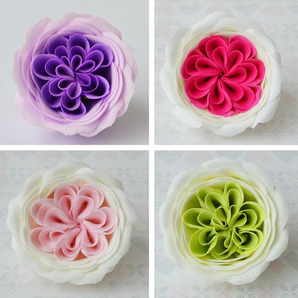 

decorative flowers & wreaths 9pcs austin preservedfreshflower ecuador rose soap flower head eternal fake valentine's day florist suppli
