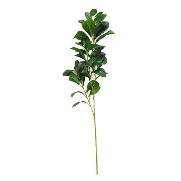 

simulation leaf background wall decor plant floral artificial leaves fake landscape ornamen for home party (green) decorative flowers & wrea