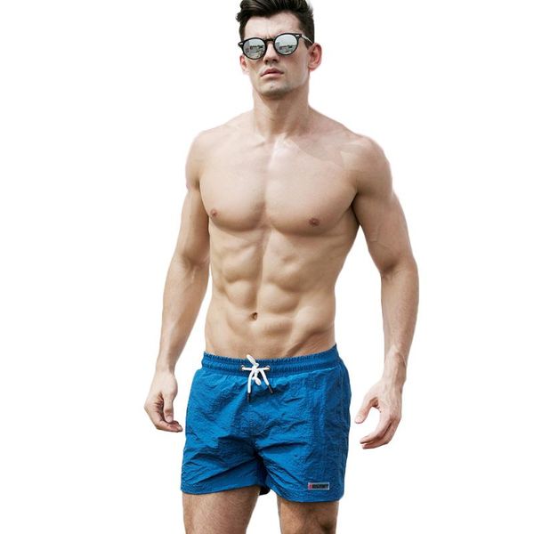 

men's swimwear brand solid mens beach board swim shorts quick dry bikini male fitness swimming swimsuit bathing suit 2021