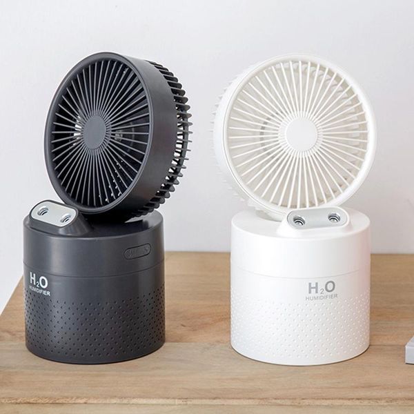 

humidifiers personal air humidifier fan, usb double spray portable 1000ml large capacity humidification adjustable sprayer