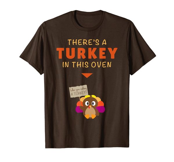 

mom funny turkey thanksgiving pregnancy announcement women t-shirt, White;black