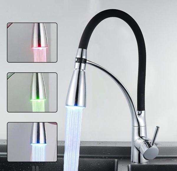 

kitchen faucets sink full copper faucet led short pull tray and cold