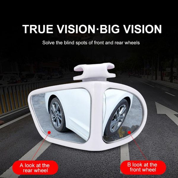 

other interior accessories 2pcs hd adjustable car rear view mirror auto rearview back vehicle blind spot parking