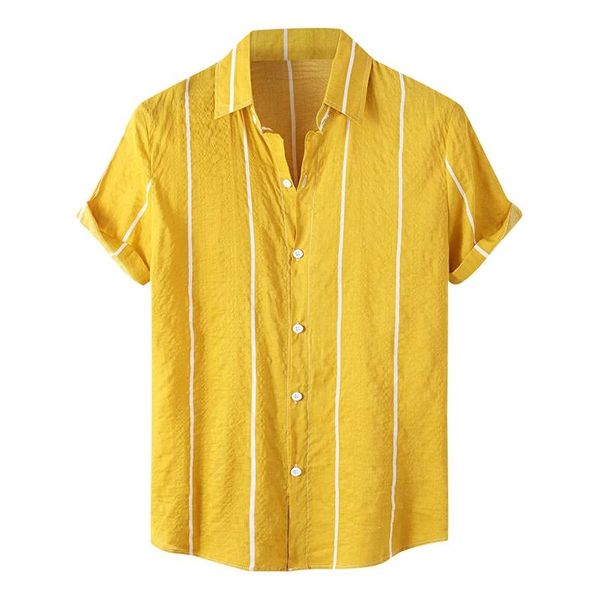 

men's casual shirts summer mens loose ethnic solid beach short sleeve blouse shirt hawaiian concise hip hop vacation fashion, White;black